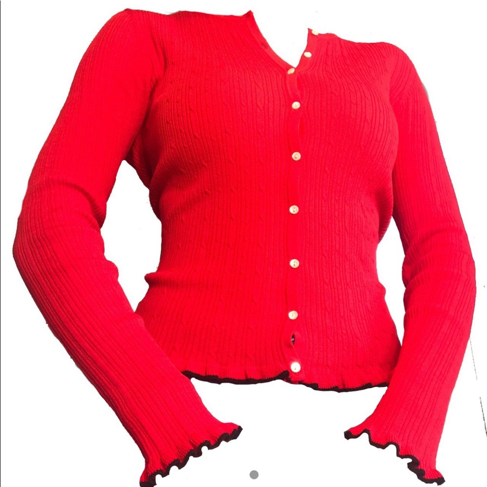 Anne Klein button up cardigan